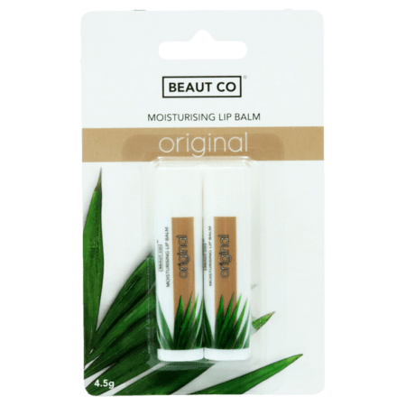 Beaut Co Återfuktande Läppbalsam Original Twin Pack – 4.5 g