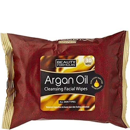 Beauty Formulas Argan Oil Cleansing Wipes - 30 st.