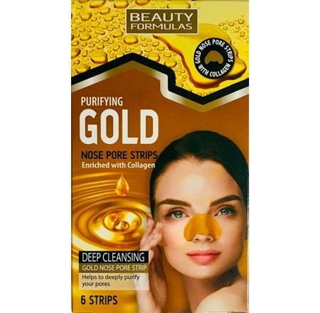 Beauty Formulas Gold Nose Strips - 6 st