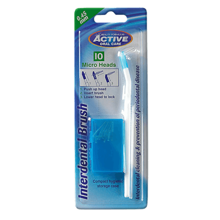 Beauty Formulas Interdentalborste - Handtag + 10 borsthuvuden