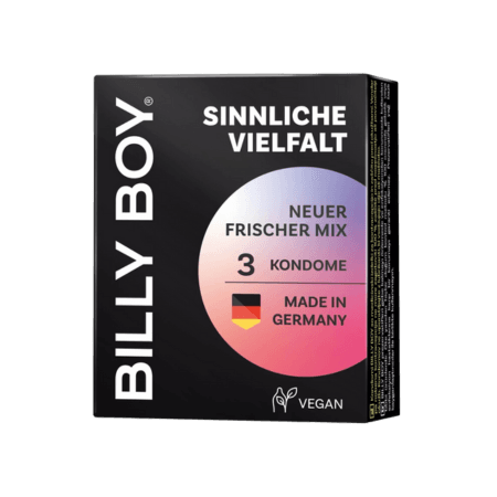 Billy Boy Sensual olika kondomer - 3 st