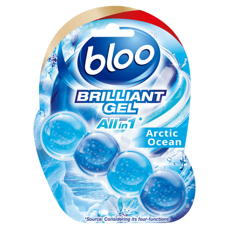 Blooo Brilliant Gel All In 1 Arctic Ocean WC-kantblock - 42 g