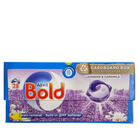 Bold All-in-1 Lavender and Camomile Laundry Pods – 28 stuks