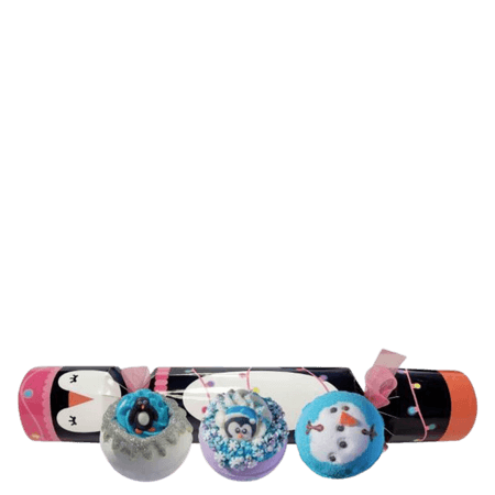 Bomb Cosmetics Festive Penguin Christmas Cracker Badbomb Presentset