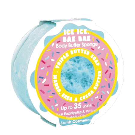 Bomb Cosmetics Ice Ice Bae Bae Body Buffer Tvålsvamp