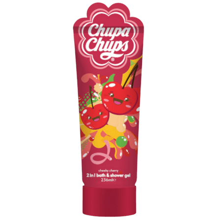 Chupa Chups 2-in-1 Cheeky Cherry Bath & Shower Gel – 236ml