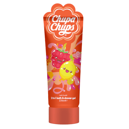 Chupa Chups 2-in-1 Tutti Frutti Bath & Shower Gel – 236ml