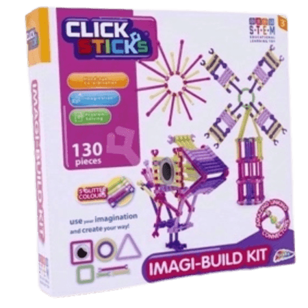 Click Sticks Imagi-Build Construction Kit – 130 st