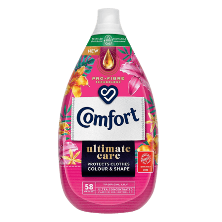 Comfort Ultimate Care Tropical Lily Fabric Conditioner – 870ml