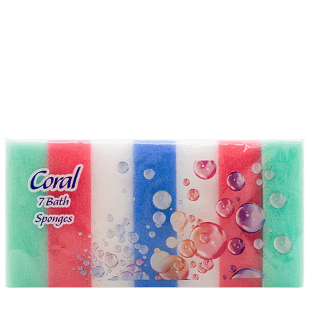 Coral Badsvampar - 7 st