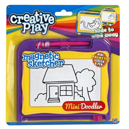 Creative Play Mini Doodler Magnetic Sketcher Pad Assorted