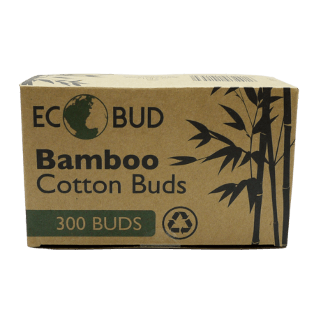 CS Beauty Bomullspinnar av bambu - 300 st