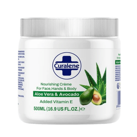 Curalene Aloe Vera & Avocado Närande Body Cream - 500 ml