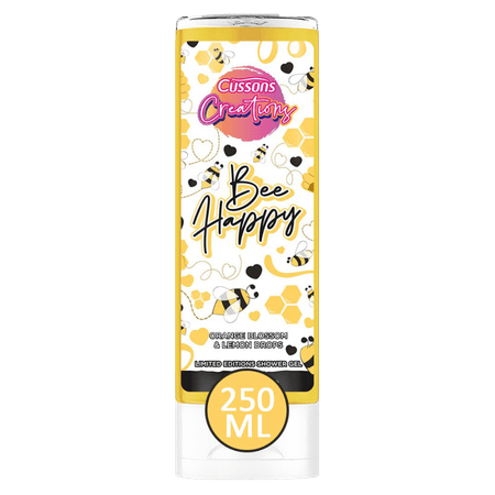 Cussons Creations Bee Happy Apelsinblom & Citron Drops Duschgel - 250 ml
