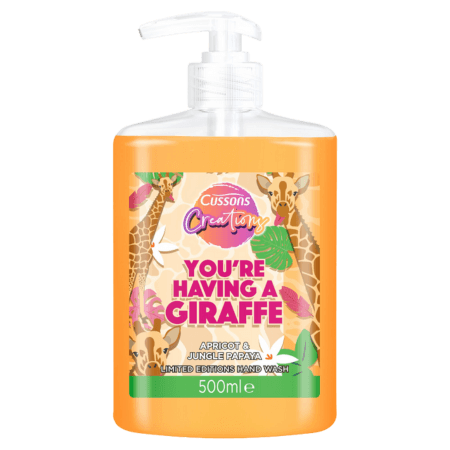 Cussons Creations Apricot & Jungle Papaya Handtvål - 500ml