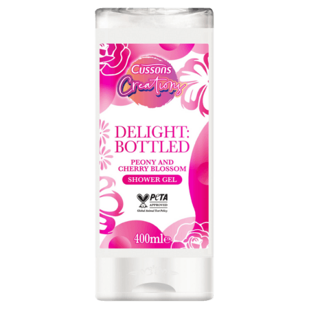Cussons Creations Peony & Cherry Blossom Duschgel - 400ml