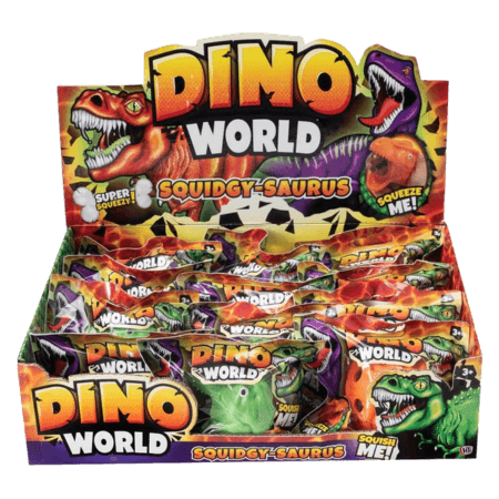 Dino World Squidgy Saurus Squishy Dinosaur Toy