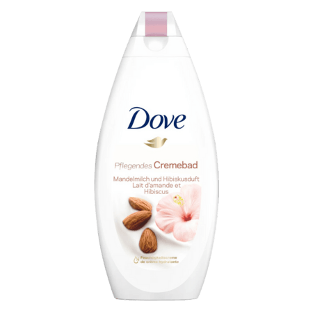 Dove Caring Bath Almond Creme & Hibiscus Body Wash 750ml