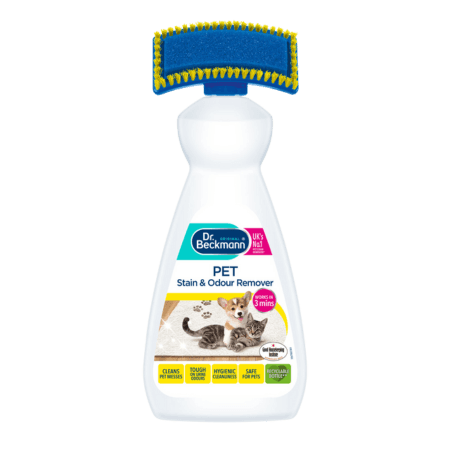 Dr Beckmann Pet Stain & Odour Remover With Brush – 650ml
