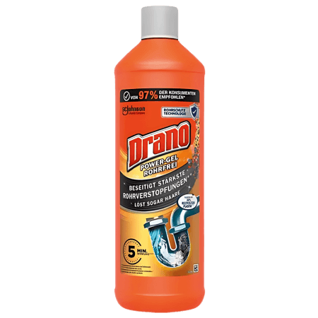 Drano Power Gel Avloppsrensare - 1000 ml