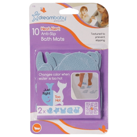 Dreambaby Heat Alert Halkfria Badmattor – 10 st