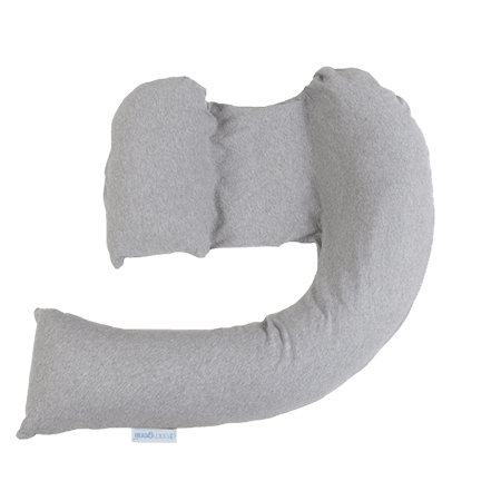 DreamGenii Graviditets- och Amningskudde – Grå Melange