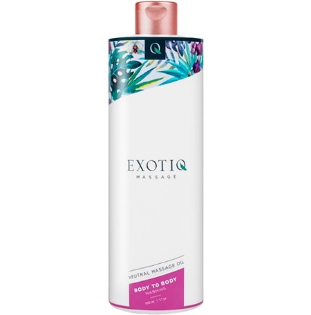 Exotiq Body to Body Värmande Massageolja - 500ml
