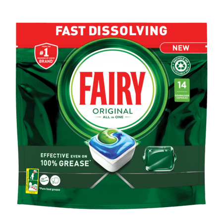 Fairy Original All-In-One diskmedelsflikar - 14 st.