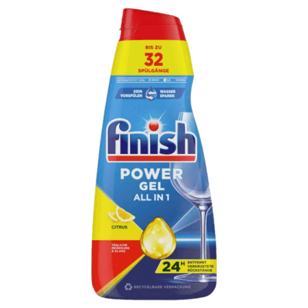 Finish Citrus Power Gel Maskindiskmedel – 650ml