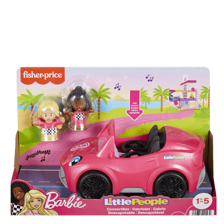 Fisher-Price Little People Barbie Cabrioletbil med Figurer