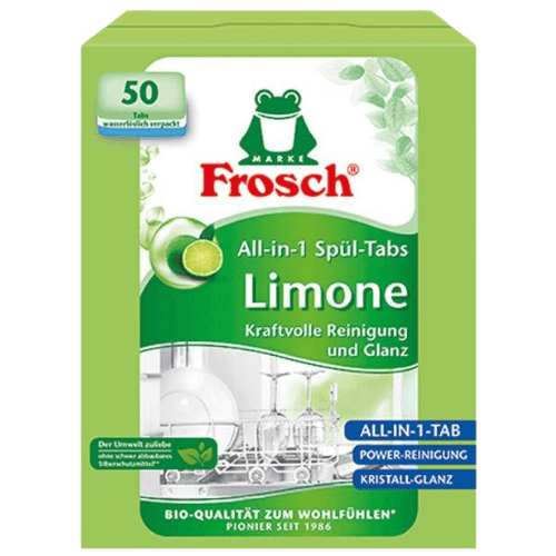 Frosch Lemon All-In-1 Diskmaskinstabletter - 50 st.