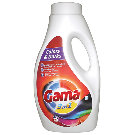 Gama flytande rengöringsmedel för färg och mörker - 1L