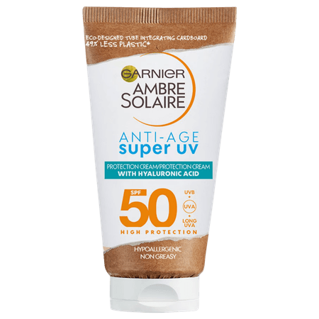 Garnier Ambre Solaire Anti-Age Super UV SPF50 Ansiktssolkräm - 50 ml
