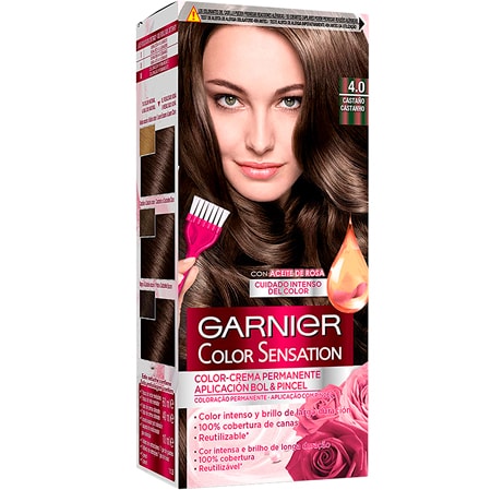 Garnier Color Sensations Hårfärg - 4.0 Chestnut