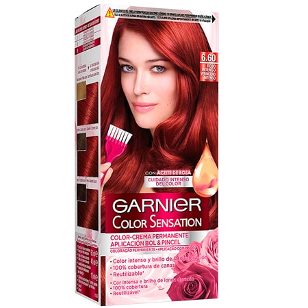 Garnier Color Sensations Hårfärg - 6.60 Intensiv Röd