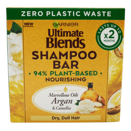 Garnier Ultimate Blends Argan & Camellia Oil Shampoo Bar – 60g