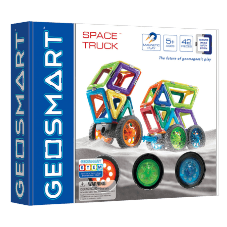 GeoSmart Magnetiskt Konstruktions Space Truck Set - 42 st