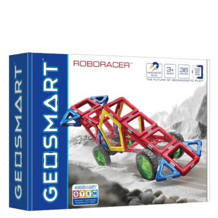 GeoSmart RoboRacer Magnetic Construction Set - 36 Pcs