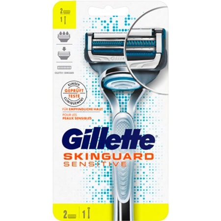 Gillette Skinguard Sensitive rakhyvel & 2 rakblad