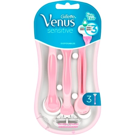 Gillette Venus Sensitive rakhyvlar - 3 st