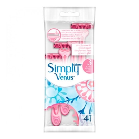 Gillette Women Simply Venus 4 st