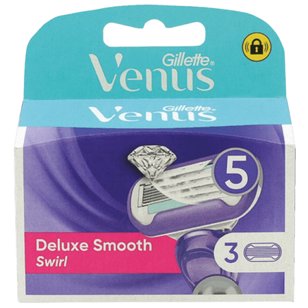 Gillette Venus Venus Deluxe Smooth Swirl rakblad 3 st