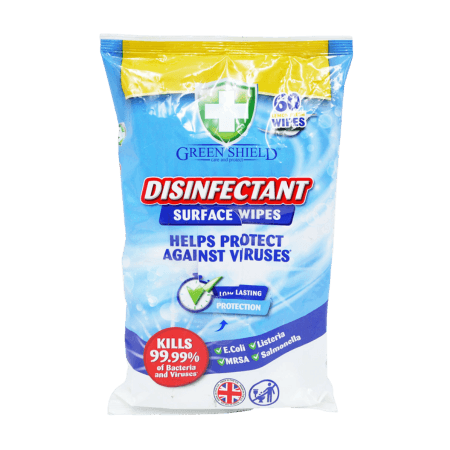 Green Shield rengöringsservetter för ytor - 60 st