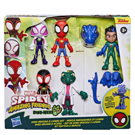 Hasbro Marvel Spidey & His Amazing Friends Dino-Webs Figurer