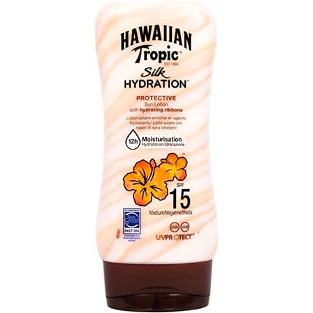 Hawaiian Tropic Silk Hydration Solskyddsmedel SPF15 - 180ml
