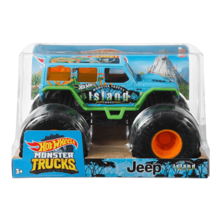 Hot Wheels Monster Trucks Jeep Island Tours - GTJ44