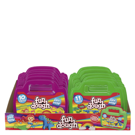 HTI Fun Dough Magical Dino & Unicorn Case Playset