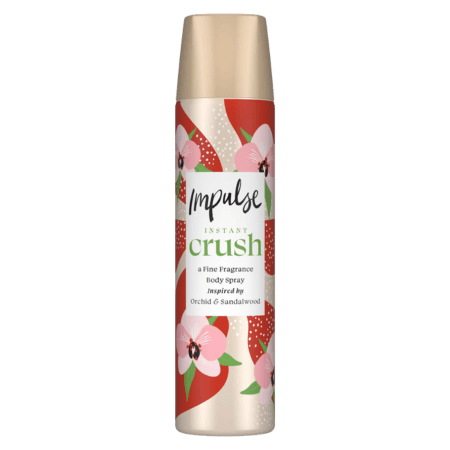 Impulse Instant Crush Orchid & Sandalwood Body Spray - 75ml