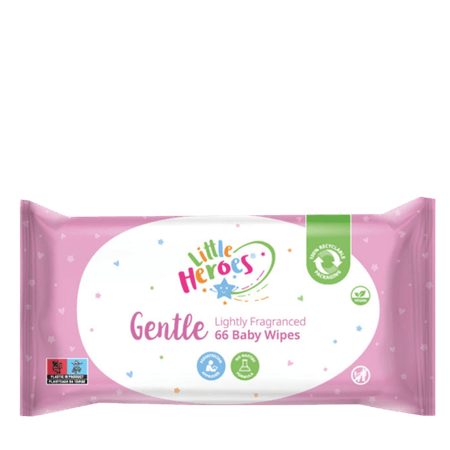 Little Heroes Gentle Lätt Parfymerade Baby Wipes - 66 st
