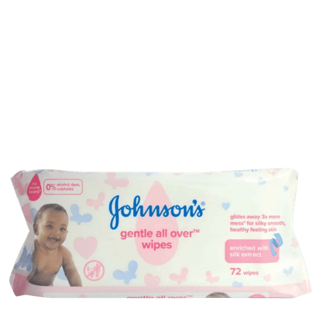 Johnson’s Gentle All Over Baby Wipes - 72 stuks